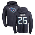 Boles T.Titans #26 Marcus Harris Player Navy Logo Pullover Hoodies Home Game Stitched Jerseys