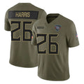 Boles T.Titans #26 Marcus Harris Player Olive Limited 2025 Salute to Service Home Game Stitched Jerseys