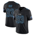 Boles T.Titans #33 Cedric Gray Player Black Impact Limited Home Game Stitched Jerseys
