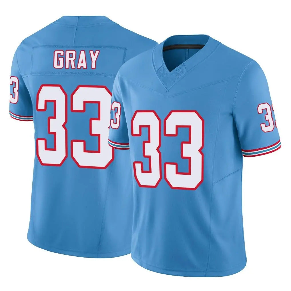Boles T.Titans #33 Cedric Gray Player Light Blue Limited Vapor F.U.S.E. Home Game Stitched Jerseys