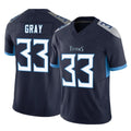 Boles T.Titans #33 Cedric Gray Player Navy Limited Vapor F.U.S.E. Home Game Stitched Jerseys