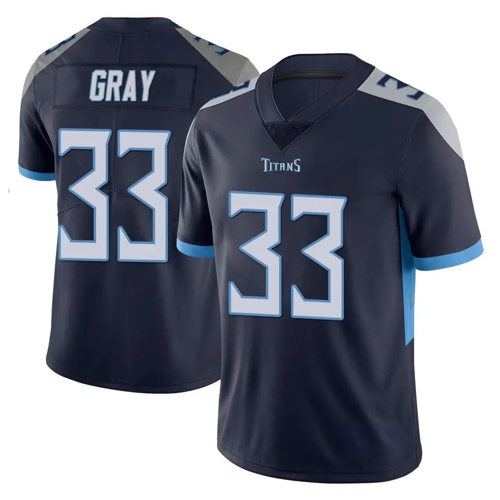 Boles T.Titans #33 Cedric Gray Player Navy Limited Vapor Untouchable Home Game Stitched Jerseys