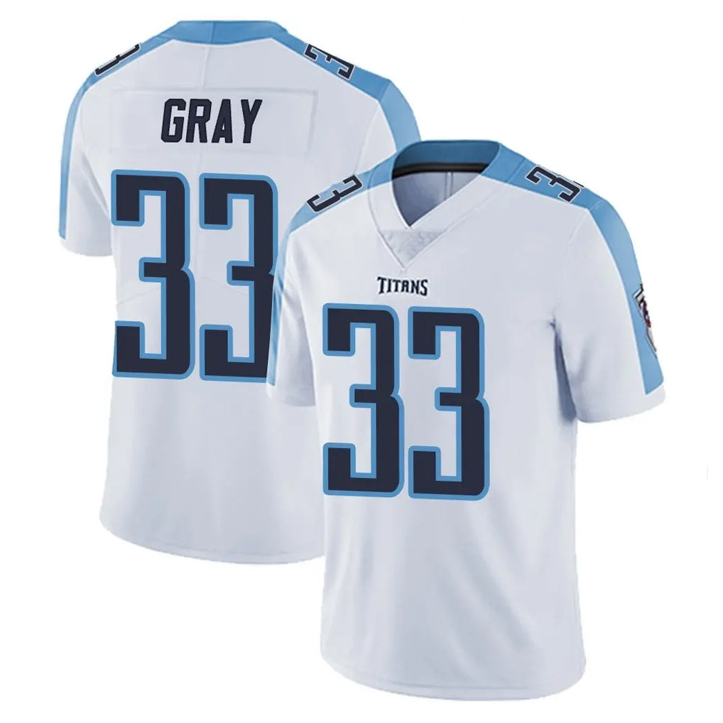 Boles T.Titans #33 Cedric Gray Player White Limited Vapor Untouchable Home Game Stitched Jerseys