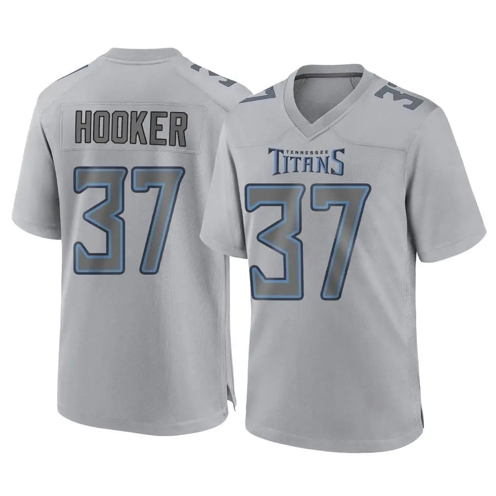 Boles T.Titans #37 Amani Hooker Player Gray Atmosphere Fashion Home Game Stitched Jerseys