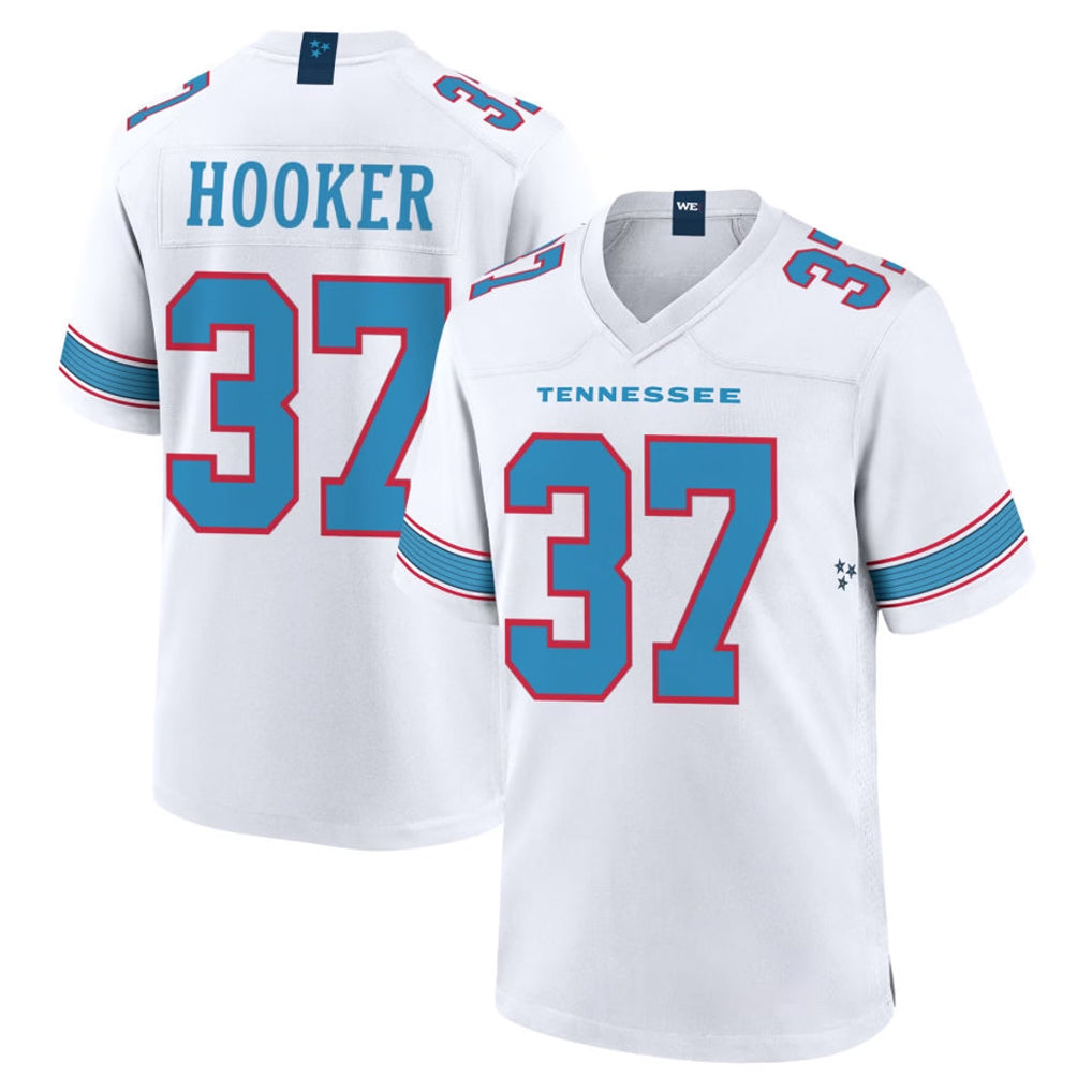Boles T.Titans #37 Amani Hooker Player White 2026 Game Home Stitched Jerseys