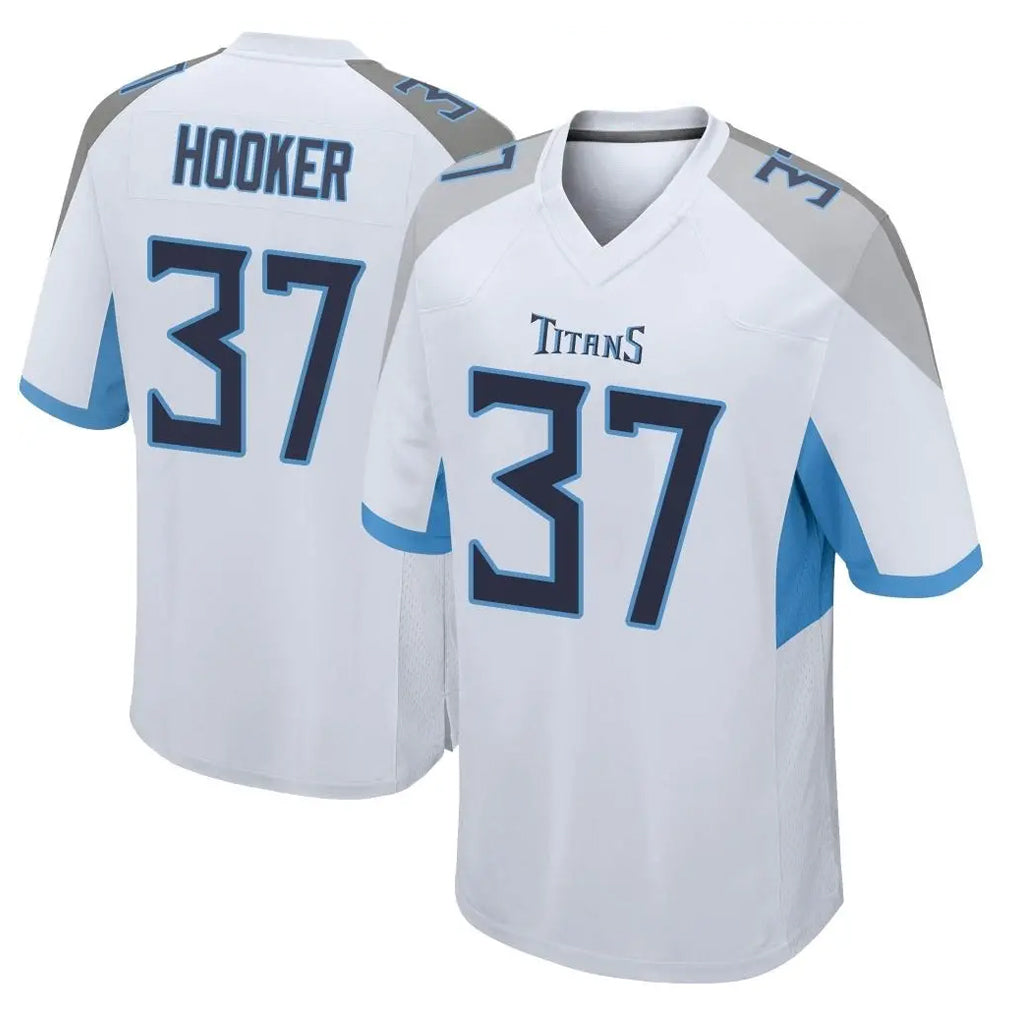 Boles T.Titans #37 Amani Hooker Player White Home Game Stitched Jerseys