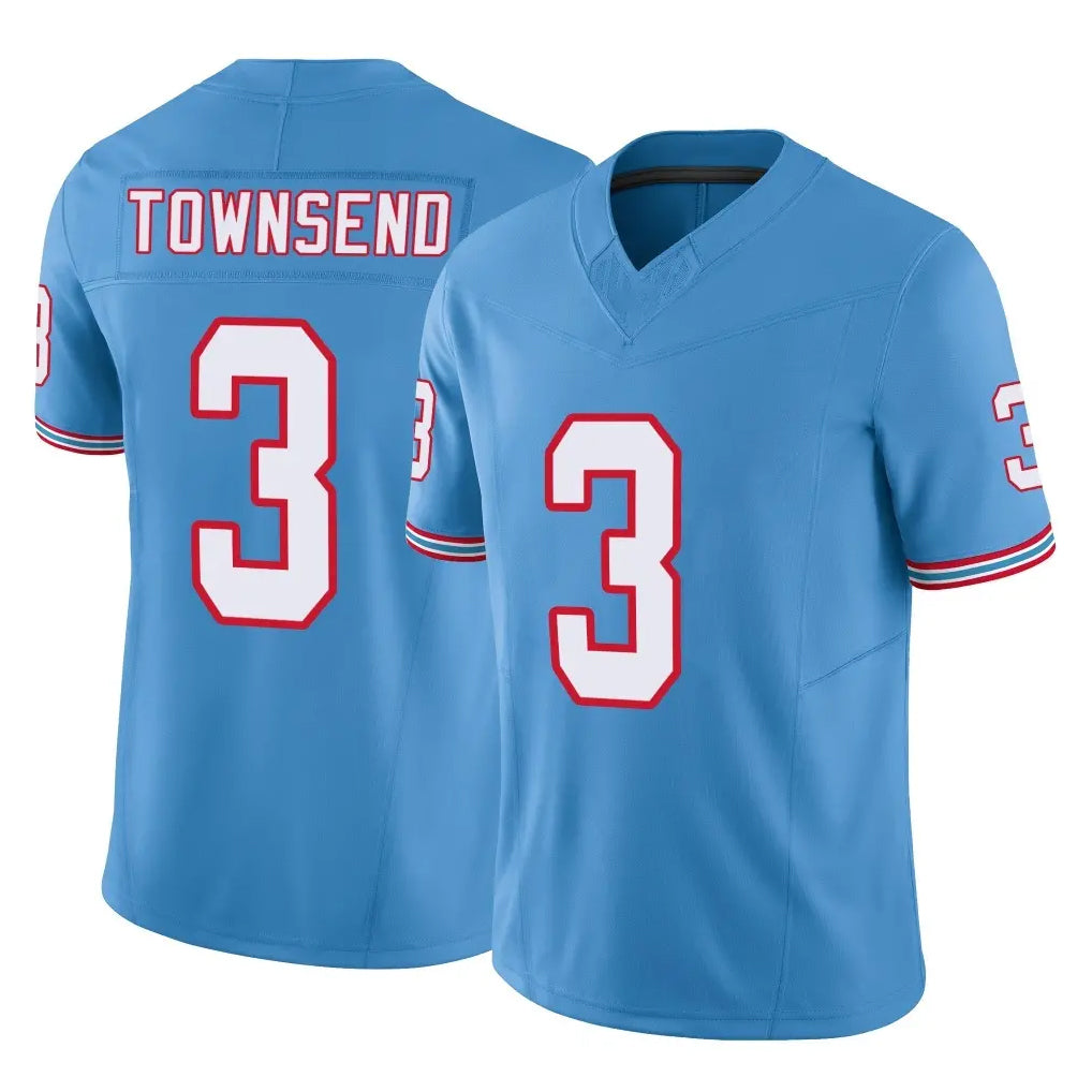 Boles T.Titans #3 Tommy Townsend Player Light Blue Limited Vapor F.U.S.E. Home Game Stitched Jerseys