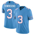 Boles T.Titans #3 Tommy Townsend Player Light Blue Team Vapor F.U.S.E. Limited Home Game Stitched Jerseys