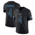 Boles T.Titans #4 Wan'Dale Robinson Player Black Impact Limited Home Game Stitched Jerseys
