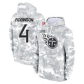 Boles T.Titans #4 Wan'Dale Robinson Player Camo Arctic Salute to Service Pullover Hoodies Home Game Stitched Jerseys