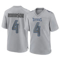 Boles T.Titans #4 Wan'Dale Robinson Player Gray Atmosphere Fashion Home Game Stitched Jerseys