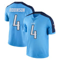 Boles T.Titans #4 Wan'Dale Robinson Player Light Blue Limited Color Rush Home Game Stitched Jerseys