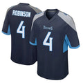 Boles T.Titans #4 Wan'Dale Robinson Player Navy Home Game Stitched Jerseys