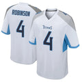 Boles T.Titans #4 Wan'Dale Robinson Player White Home Game Stitched Jerseys
