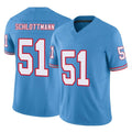 Boles T.Titans #51 Austin Schlottmann Player Light Blue Limited Vapor F.U.S.E. Home Game Stitched Jerseys