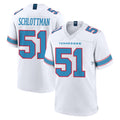 Boles T.Titans #51 Austin Schlottmann Player White 2026 Game Home Stitched Jerseys