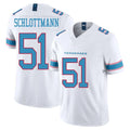 Boles T.Titans #51 Austin Schlottmann Player White Limited Vapor F.U.S.E. Home Game Stitched Jerseys