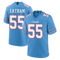 Boles T.Titans #55 JC Latham Player Light Blue 2026 Game Home Stitched Jerseys