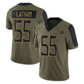 Boles T.Titans #55 JC Latham Player Olive Salute to Service Limited Home Game Stitched Jerseys