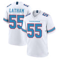 Boles T.Titans #55 JC Latham Player White 2026 Game Home Stitched Jerseys