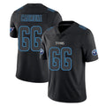 Boles T.Titans #66 Fernando Carmona Jr. Player Black Impact Limited Home Game Stitched Jerseys