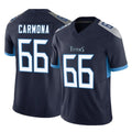 Boles T.Titans #66 Fernando Carmona Jr. Player Navy Limited Vapor F.U.S.E. Home Game Stitched Jerseys