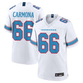 Boles T.Titans #66 Fernando Carmona Jr. Player White 2026 Game Home Stitched Jerseys