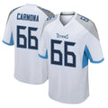 Boles T.Titans #66 Fernando Carmona Jr. Player White Home Game Stitched Jerseys