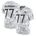 Boles T.Titans #77 Peter Skoronski Player Arctic Camo Limited Salute to Service Home Game Stitched Jerseys