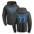 Boles T.Titans #77 Peter Skoronski Player Ash One Color Pullover Hoodies Home Game Stitched Jerseys
