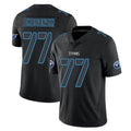 Boles T.Titans #77 Peter Skoronski Player Black Impact Limited Home Game Stitched Jerseys
