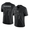 Boles T.Titans #77 Peter Skoronski Player Black Limited Reflective Home Game Stitched Jerseys