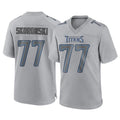 Boles T.Titans #77 Peter Skoronski Player Gray Atmosphere Fashion Home Game Stitched Jerseys