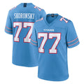 Boles T.Titans #77 Peter Skoronski Player Light Blue 2026 Game Home Stitched Jerseys