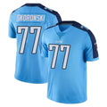Boles T.Titans #77 Peter Skoronski Player Light Blue Limited Color Rush Home Game Stitched Jerseys