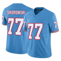 Boles T.Titans #77 Peter Skoronski Player Light Blue Limited Vapor F.U.S.E. Home Game Stitched Jerseys