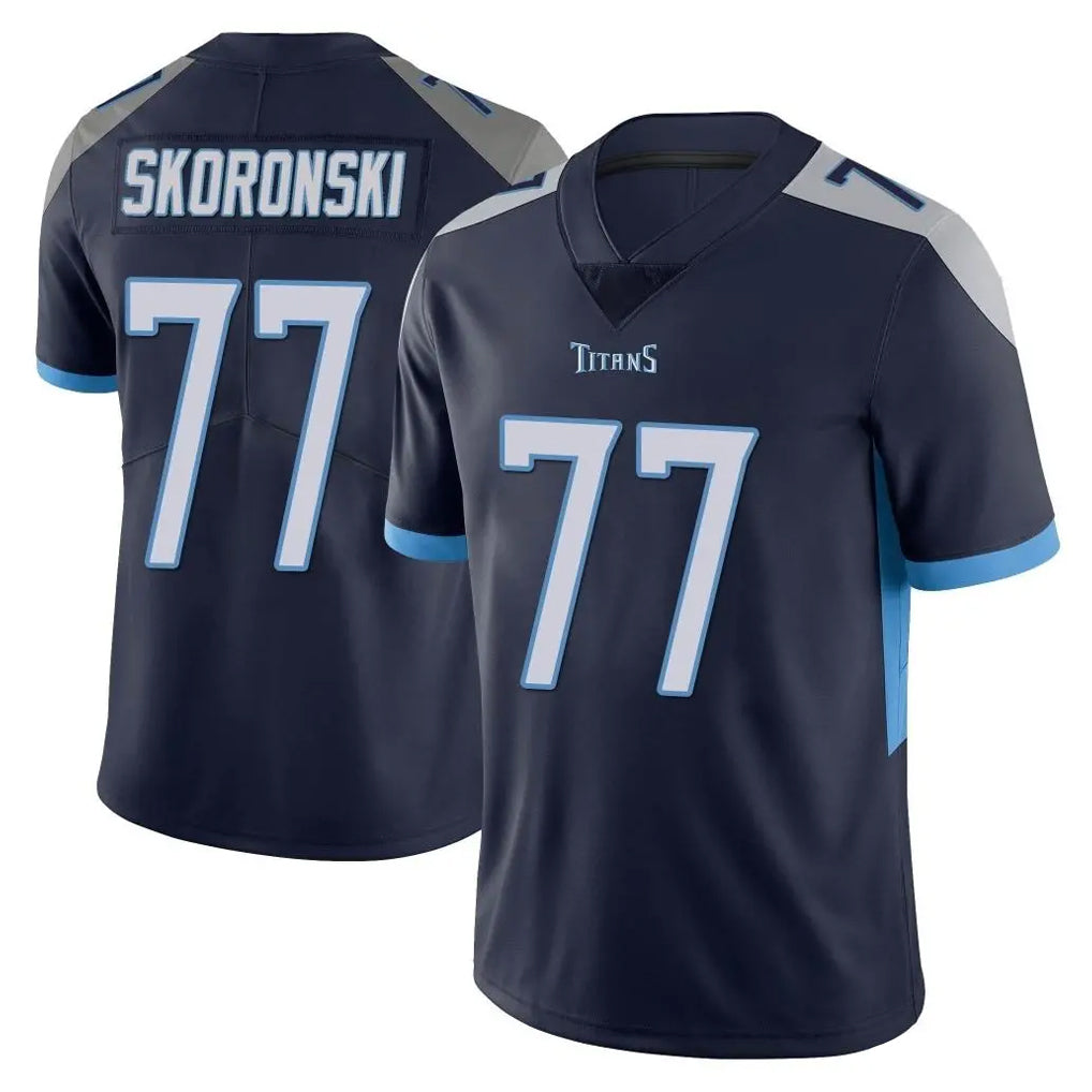 Boles T.Titans #77 Peter Skoronski Player Navy Limited Vapor Untouchable Home Game Stitched Jerseys