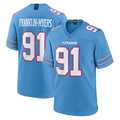 Boles T.Titans #91 John Franklin-Myers Player Light Blue 2026 Game Home Stitched Jerseys