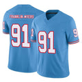 Boles T.Titans #91 John Franklin-Myers Player Light Blue Limited Vapor F.U.S.E. Home Game Stitched Jerseys