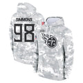 Boles T.Titans #98 Jeffery Simmons Player Camo Arctic Salute to Service Pullover Hoodies Home Game Stitched Jerseys