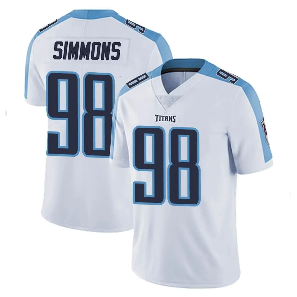 Boles T.Titans #98 Jeffery Simmons Player White Limited Vapor Untouchable Home Game Stitched Jerseys