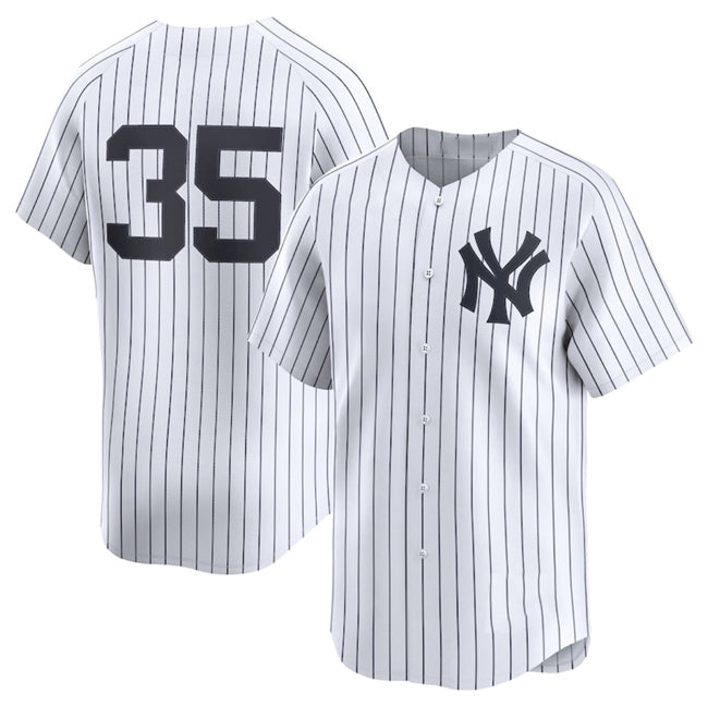 Boles  New York Yankees #35 Cody Bellinger White  2024 Home Limited Stitched Jersey
