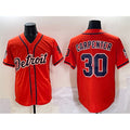Boles Detroit Tigers #30 Kerry Carpenter Orange  With Patch Vapor Premier Limited Stitched Jersey