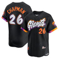 Boles  San Francisco Giants #26 Matt Chapman Black  Anthracite 2025 City Connect Limited Jersey