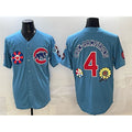 Boles  Chicago Cubs #4 Pete Crow-Armstrong Blue  2025 Tokyo Series 2nd Alternate Limited Stitched Jersey