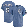 Boles  Washington Nationals #5 CJ Abrams Blue  2025 City Connect Limited Jersey