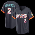 Boles  San Diego Padres #2 Xander Bogaerts Obsidian  2026 City Connect Stadium Jersey