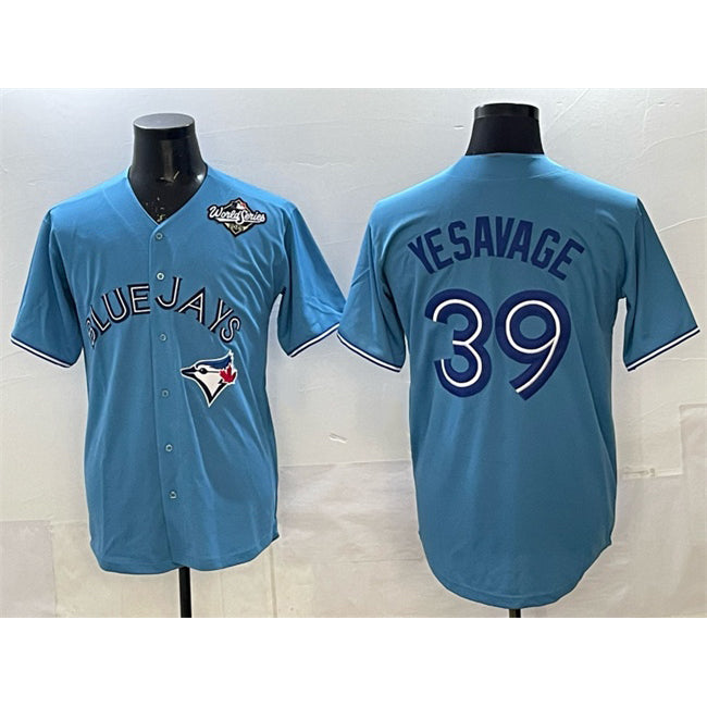 Boles  Toronto Blue Jays #39 Trey Yesavage Blue  2025 World Series Home Cool Base Stitched Jersey