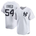 Boles  New York Yankees #54 Max Fried White  Home Limited Player Jersey 2