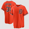 Boles Detroit Tigers #31 Riley Greene Orange  Alternate Stitched Jersey